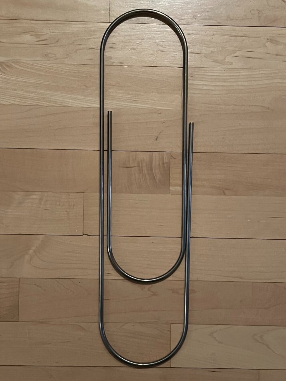 THINK BIG! | Rare Vintage Monumental Metal Paper Clip